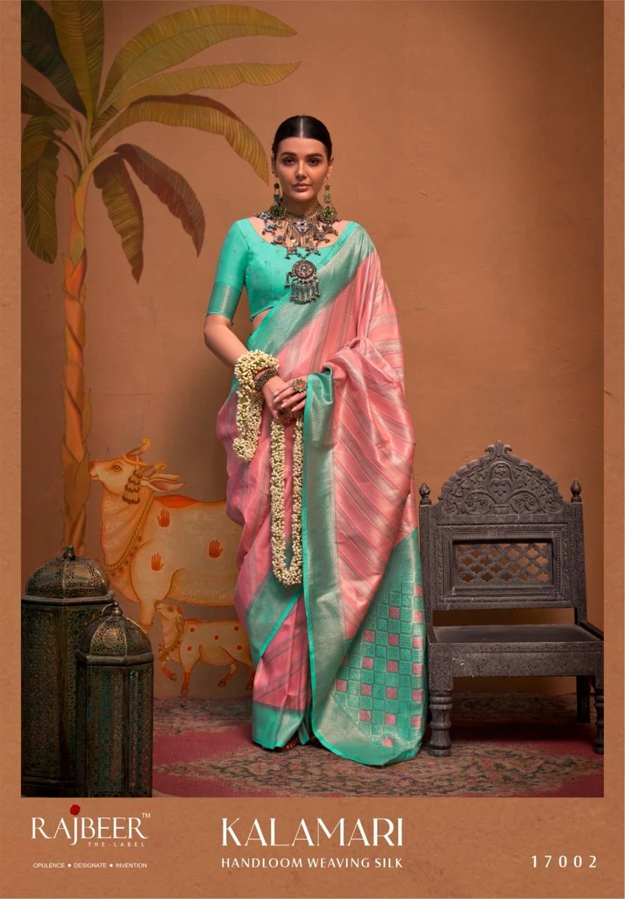 Rajbeer Kalamari Silk Wholesale Fancy Sarees Catalog — Wholesale Sarees, MPA wholesale from Surat — view 8